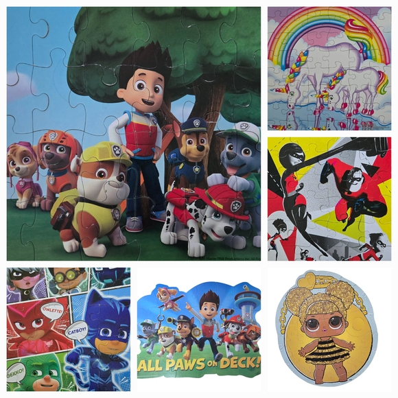 Paw Patrol Other - Paw Patrol LOL Incredibles Unicorn Puzzle Sets